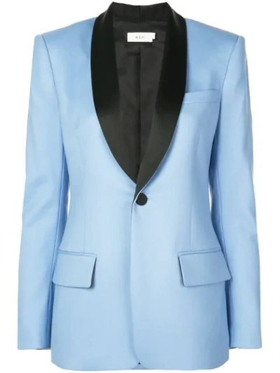 Shop A.l.c Single-breasted Blazer In Blue