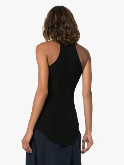 Shop Rick Owens Racer-back Vest Top In Black