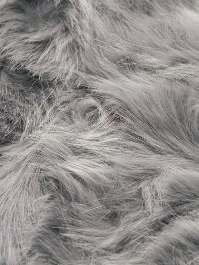 Shop Stella Mccartney Fur Free Fur Shaggy Coat In 1406 Shaggy Grey
