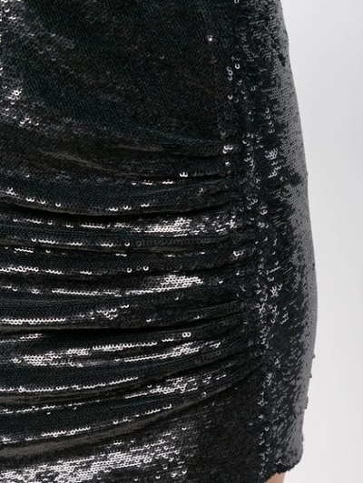 Shop Iro Sequinned Mini Skirt - Black