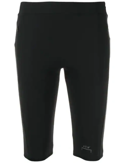 Shop A-cold-wall* Logo Cycling Shorts In Black