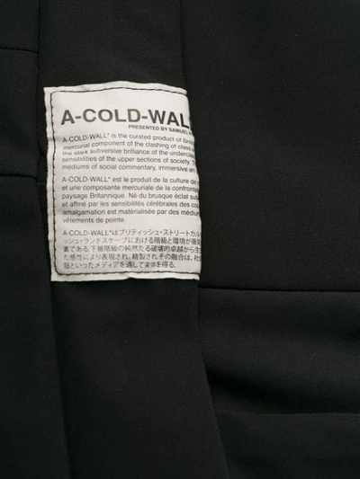 Shop A-cold-wall* Logo Cycling Shorts In Black