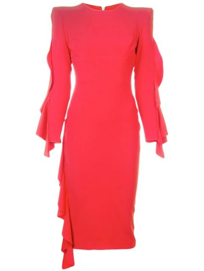 Shop Alex Perry Marin Dress In Red