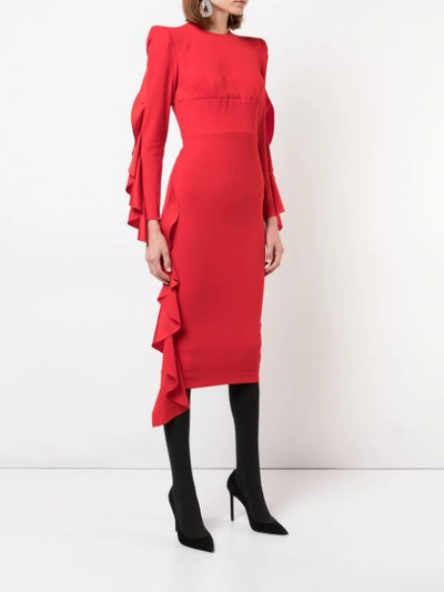 Shop Alex Perry Marin Dress In Red