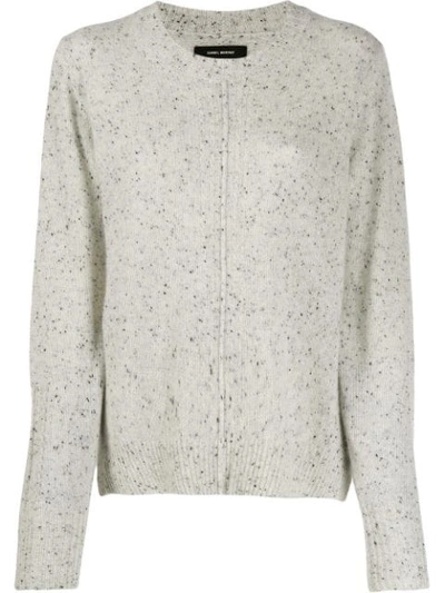 Shop Isabel Marant Cashmere Chinn Sweater In Grey