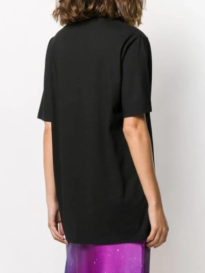 Shop Pinko Loose-fit 'planet ' T-shirt In Black