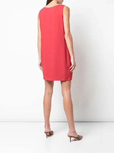 Shop Theory V-neck Dress In Red