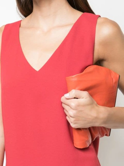 Shop Theory V-neck Dress In Red