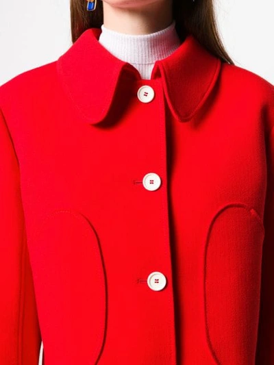 Shop Courrèges Button-up Jacket In Red