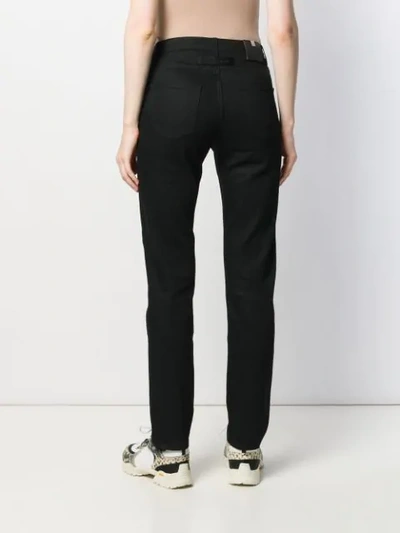 Shop Alyx Keyring Detail Slim-fit Jeans In Black