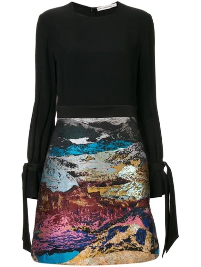 Shop Mary Katrantzou Ligretto Dress In Black