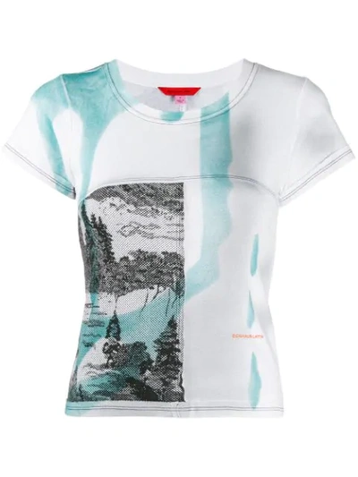 Shop Eckhaus Latta Multi-print T-shirt In White