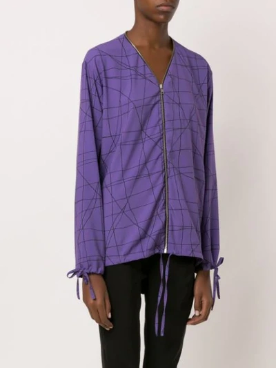 Shop Uma Raquel Davidowicz Cesta Jacket In Purple