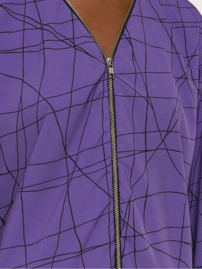 Shop Uma Raquel Davidowicz Cesta Jacket In Purple