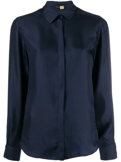 Shop Agnona Relaxed-fit Shirt In Blue