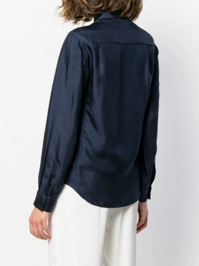 Shop Agnona Relaxed-fit Shirt In Blue