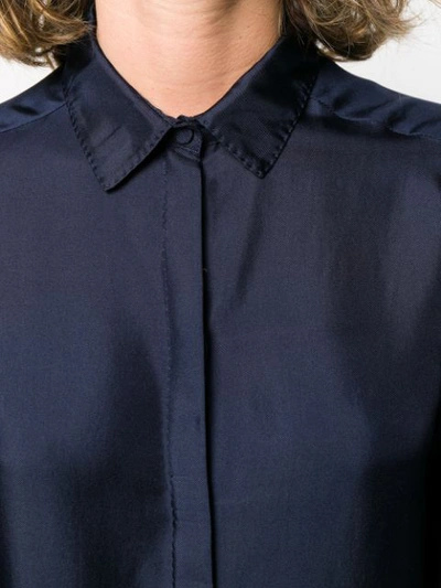 Shop Agnona Relaxed-fit Shirt In Blue