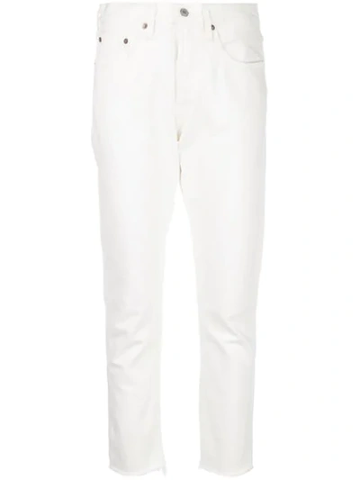 Shop Levi's 501 Skinny Jeans In White