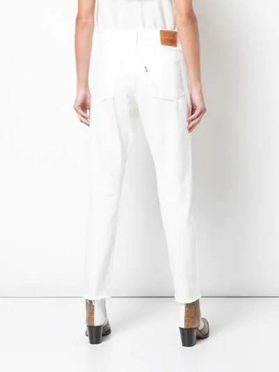 Shop Levi's 501 Skinny Jeans In White