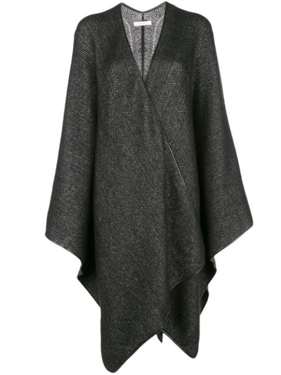 Shop The Row Asymmetric Cape Coat In Black