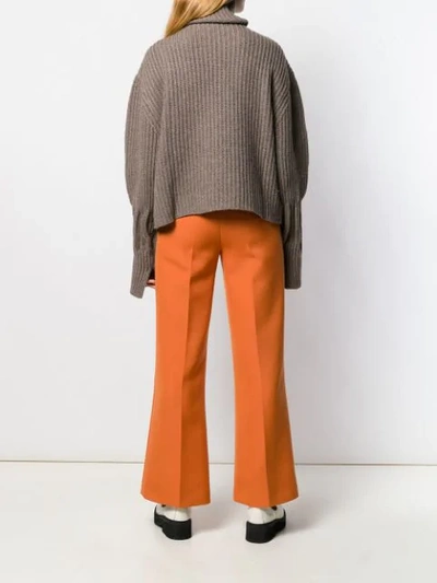 Jw Anderson Gerippter Pullover In 629 Walnut