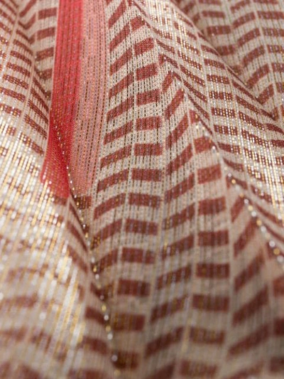 Shop Giambattista Valli Striped Skirt In Pink