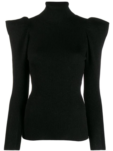 black turtleneck sweatshirt