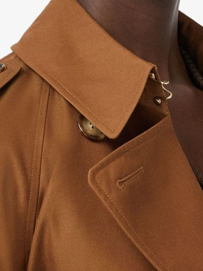 Shop Burberry The Waterloo Trench Coat In Brown