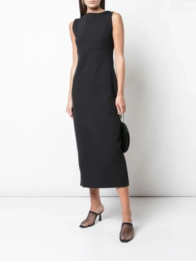 Shop The Row Erin Midi Dress In Black