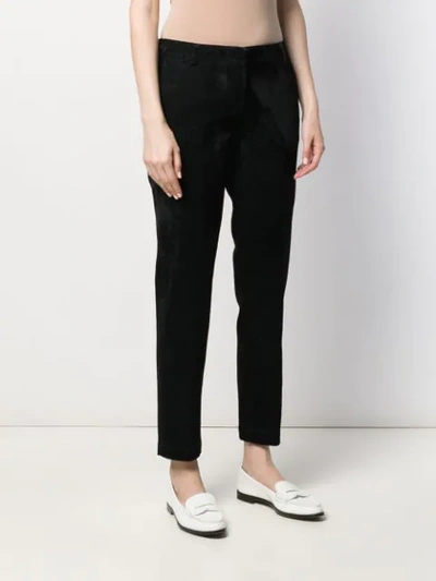 Shop Kiltie Slim-fit Trousers In Black