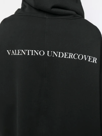 Shop Valentino X Undercover Kapuzenpullover In Black