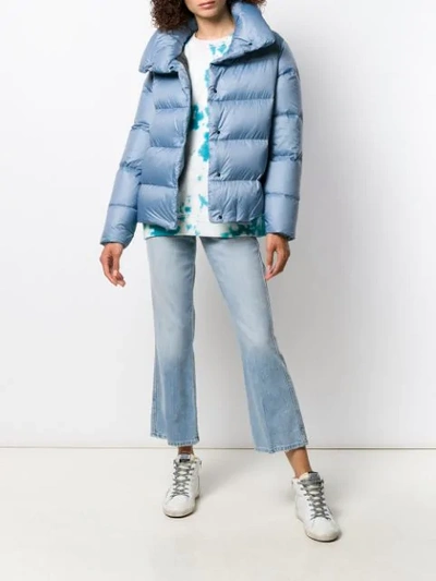 BACON FEATHER DOWN PUFFER JACKET - 蓝色