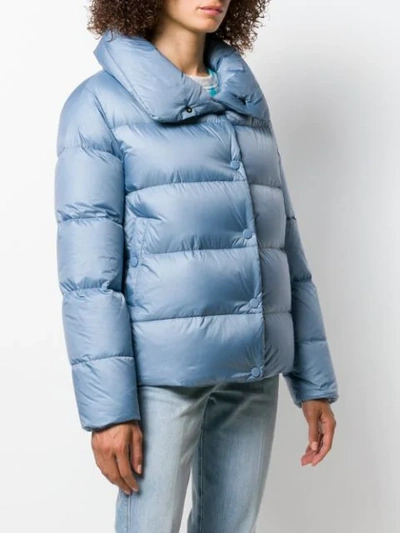 Shop Bacon Feather Down Puffer Jacket In Blue