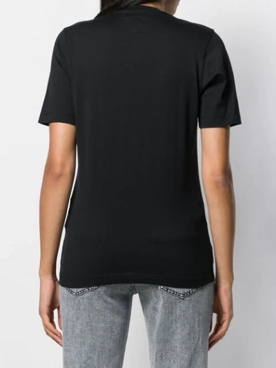 Dsquared2 Logo Printed T-shirt In Black