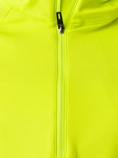Shop Victoria Beckham Logo Performance Sweatshirt In Yellow