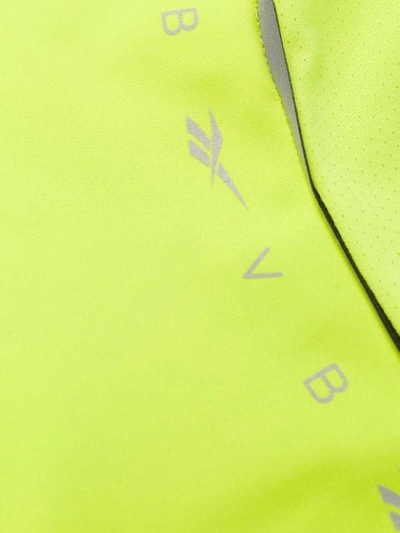 Shop Victoria Beckham Logo Performance Sweatshirt In Yellow