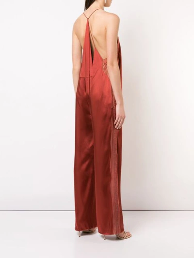 Shop Jonathan Simkhai Deep V In Red