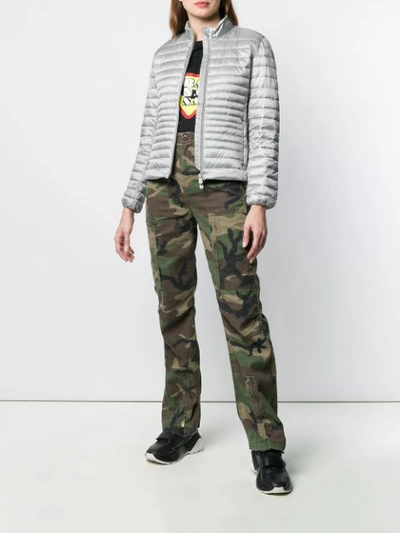 Save The Duck Puffer Zipped In Grey