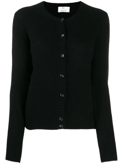 Shop Allude Colour Block Cardigan In Black