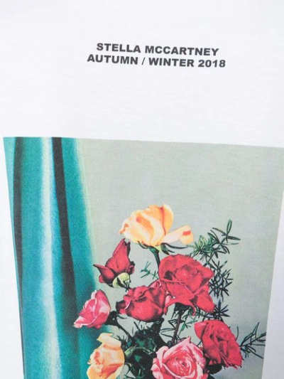Stella Mccartney Printed Cotton T-shirt In White