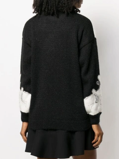 Shop Aniye By Embellished Logo Sweater In Black