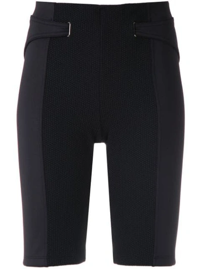 Shop Tufi Duek Panelled Shorts In Black