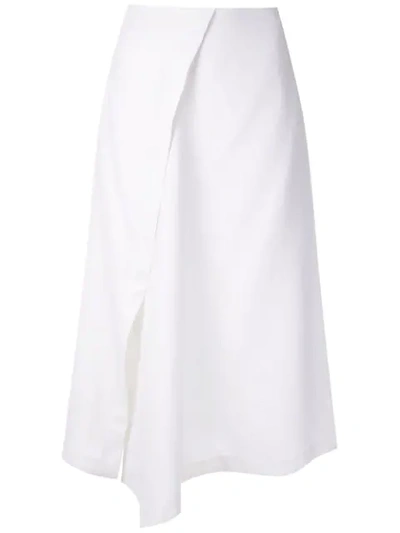 ALCAÇUZ MAFALDA裹身半身裙 - 白色