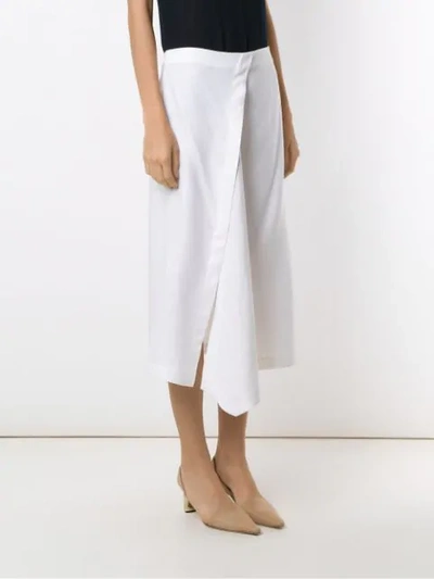 Shop Alcaçuz Mafalda Wrap Skirt In White