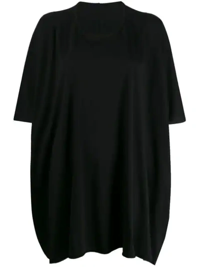 Shop Rick Owens Drkshdw Oversized T-shirt In Black