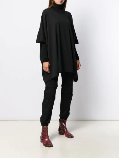 Shop Rick Owens Drkshdw Oversized T-shirt In Black