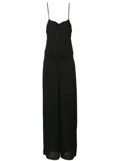 Shop Theory Spaghetti Strap Jumpsuit In Black