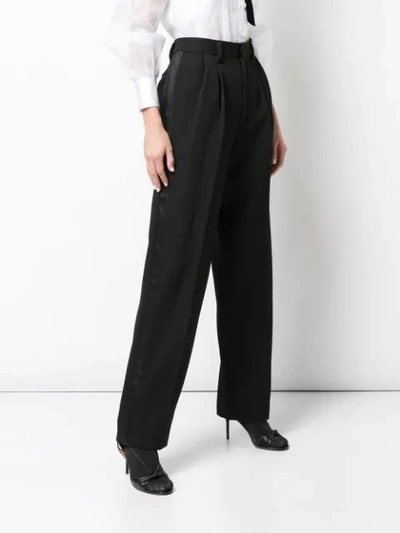 Shop Marc Jacobs Barathea Tailored Trousers In Black