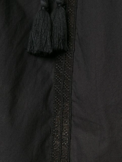 Shop Ulla Johnson Elsie Crochet-trimmed Blouse In Black