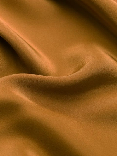 Gold Hawk Lace Trim Slip Top In Brown